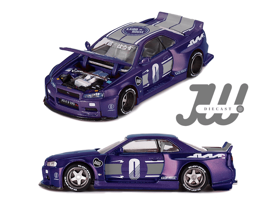 Preorder) Kaido House x Mini GT Nissan Skyline GT-R (R34) Kaido