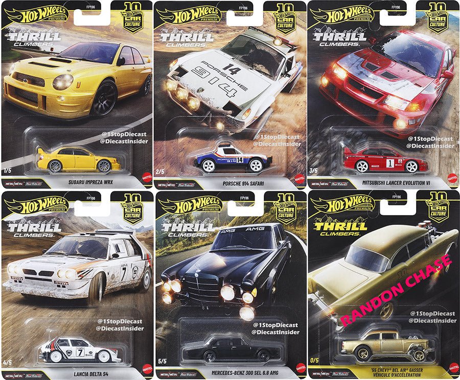2026 Hot Wheels Premium Car Culture Thrill Climbers - Jw Diecast