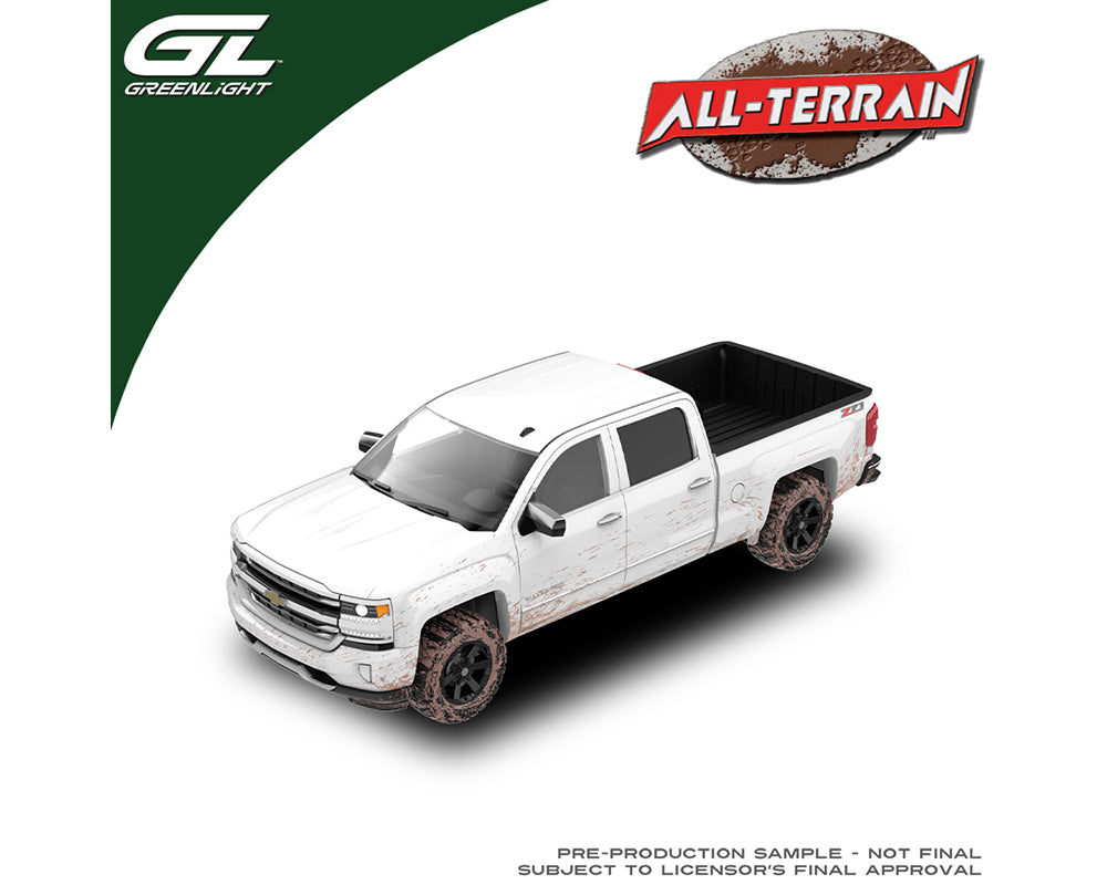 (Preorder) Greenlight 1:64 All Terrain Series 18 – 2016 Chevrolet Silverado Muddy Version – Limited Edition