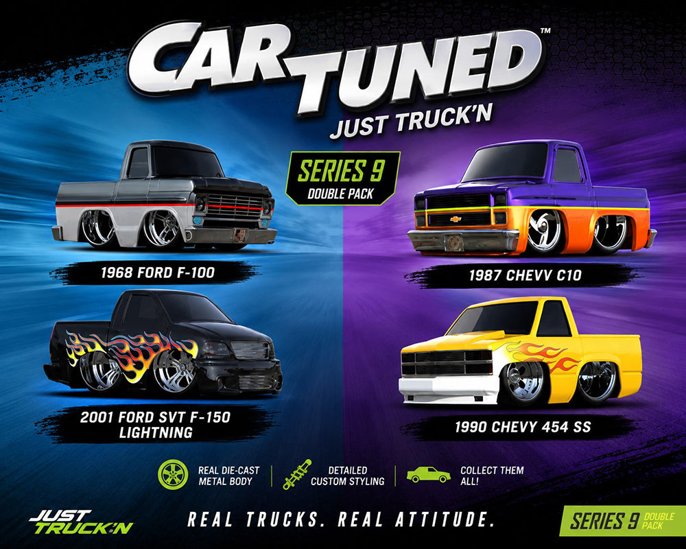(Preorder) CarTuned 1:64 2-Pack Series 9 “Just Truck’n ” Assortment