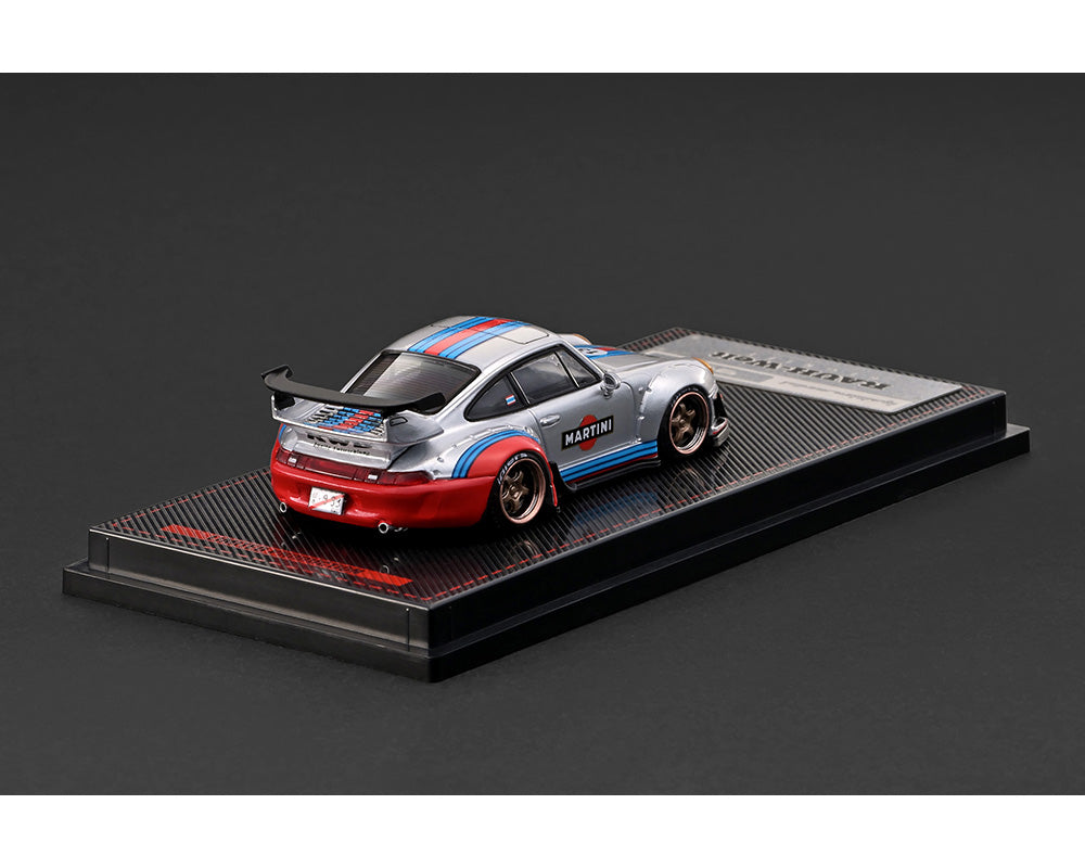 (Preorder) Ignition Model 1:64 Rauh-Welt Begriff RWB 993 MARTINI – Silver – Limited Edition
