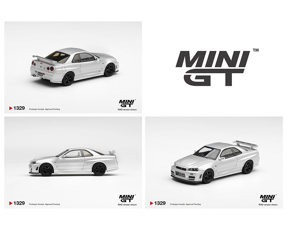 (Preorder) Mini GT 1:64 Nissan NISMO R34GT-R Z-tune Z-Tune Silver – Limited Edition