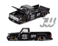 Kaido House x Mini GT Chevrolet Silverado Dually Hot Rod V1 – Flat Black - Jw Diecast