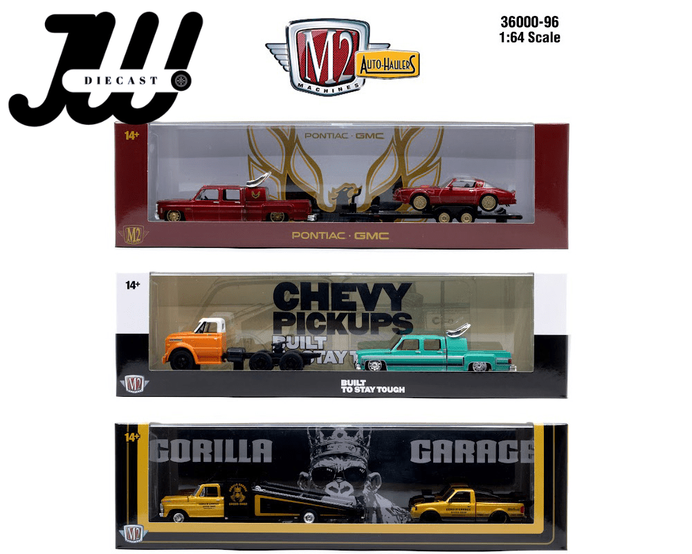 M2 Machines 1:64 Auto - Haulers Release 96 Assortment - Jw Diecast
