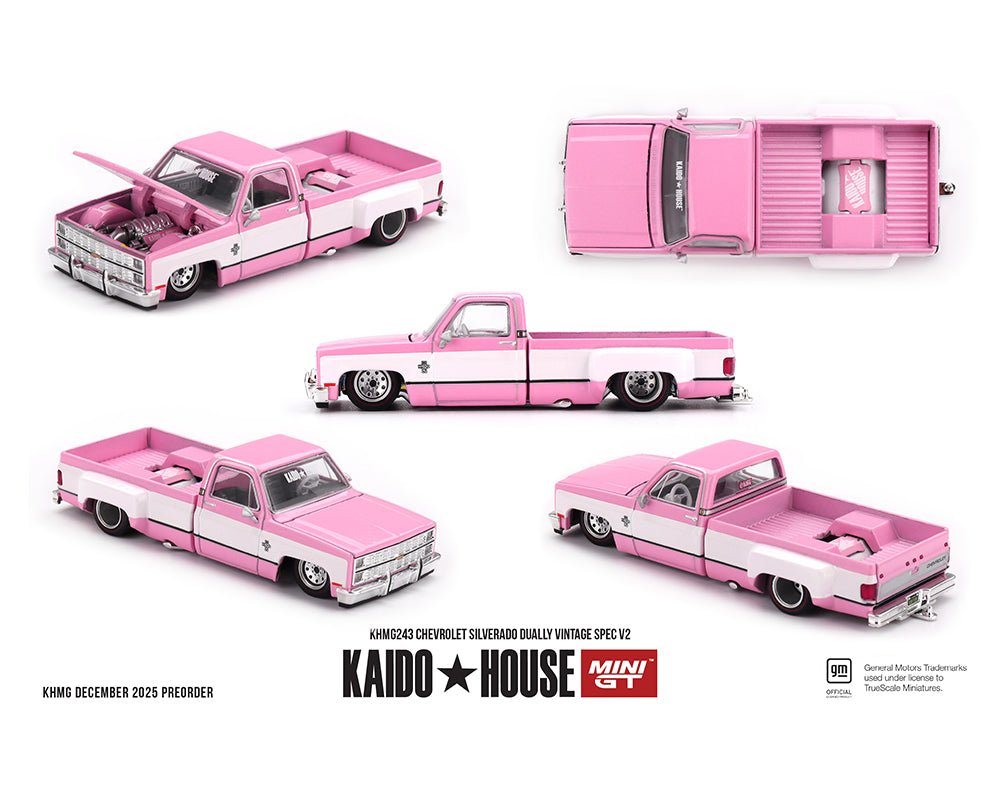 ミニカー Kaido Silverado Fuji Speedway Dualy Pre-order) Kaido House x Mini GT Chevrolet Silverado Dually