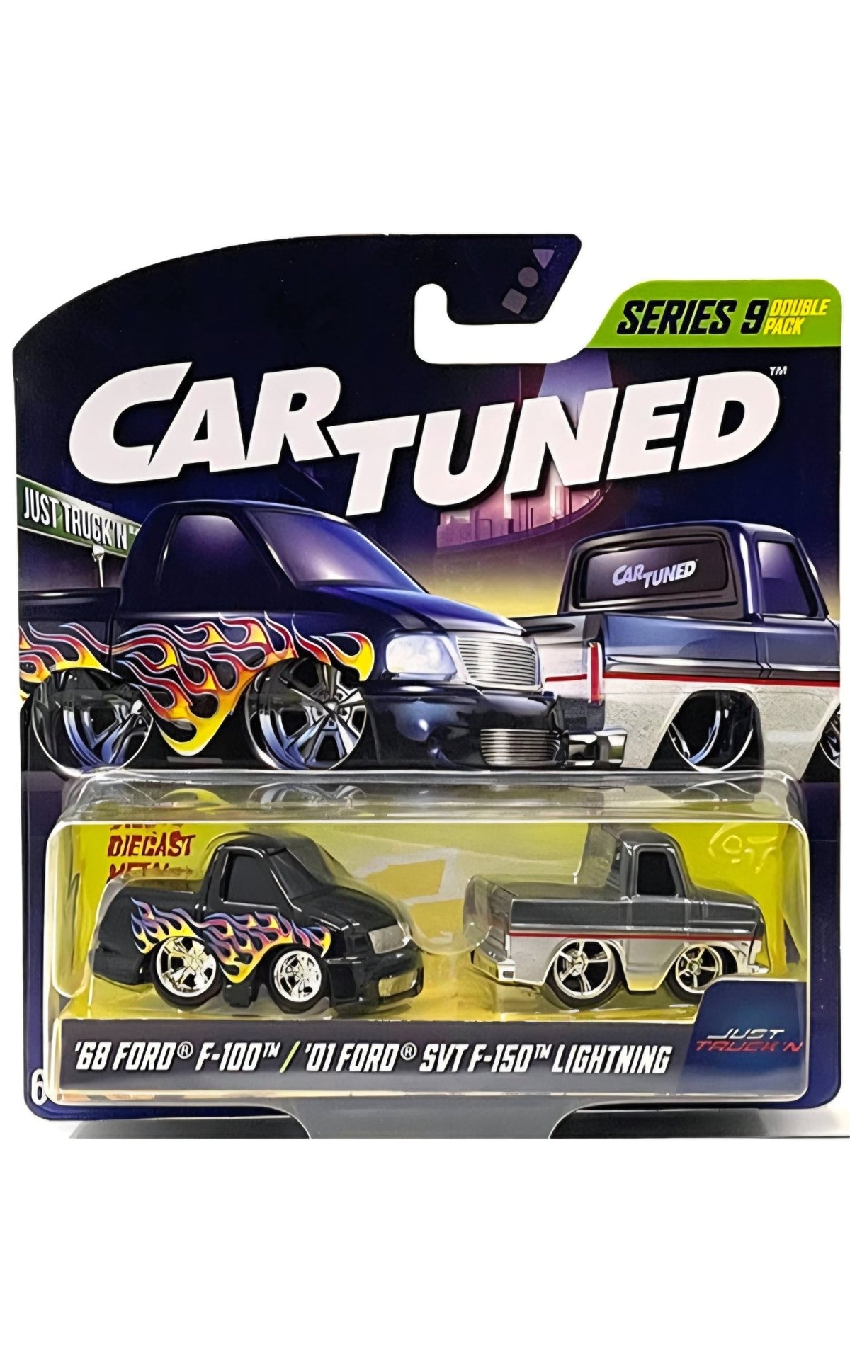 (Preorder) CarTuned 1:64 2-Pack Series 9 “Just Truck’n ” Assortment - Jw Diecast