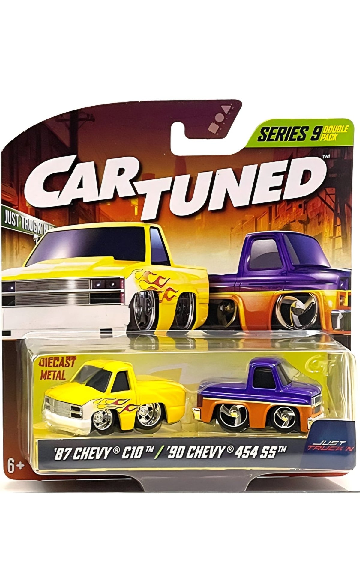 (Preorder) CarTuned 1:64 2-Pack Series 9 “Just Truck’n ” Assortment - Jw Diecast