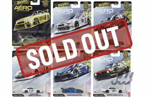 (Preorder) Hot Wheels 1:64 Car Culture 10th Anniversary 2026 U Case – Areo Style Assortment - Jw Diecast