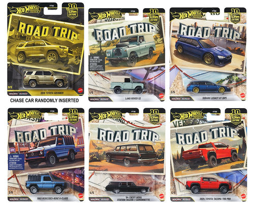 (Preorder) Hot Wheels 1:64 Car Culture 10th Anniversary 2026 V Case - Road Trip Assortment - Jw Diecast