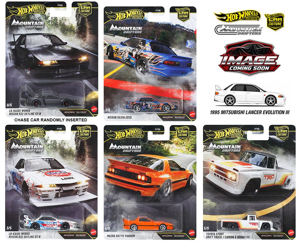 (Preorder) Hot Wheels 1:64 Car Culture 2027 A Release – Mountain Drifters - Jw Diecast