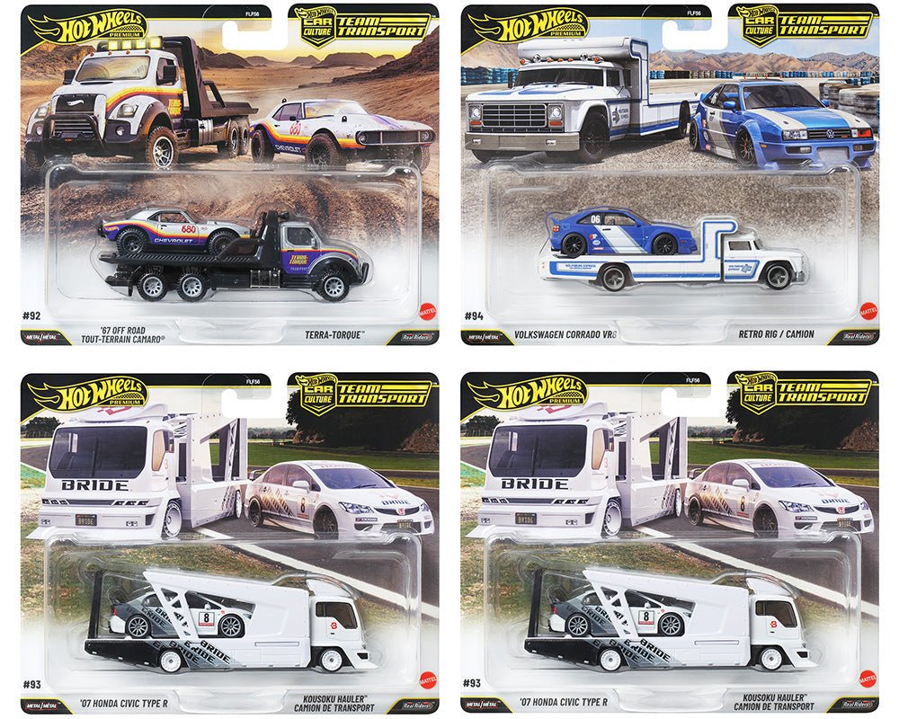 (Preorder) Hot Wheels 1:64 Team Transport 2026 L Case Assortment - Jw Diecast