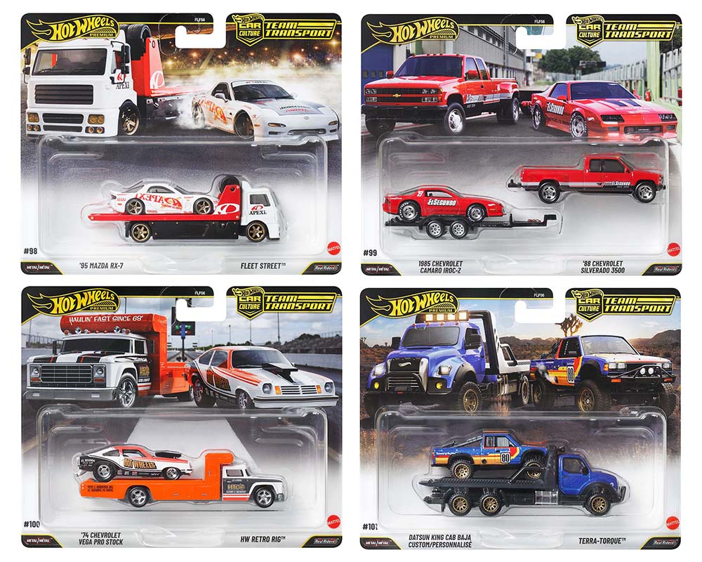 (Preorder) Hot Wheels 1:64 Team Transport 2027 N Case Assortment - Jw Diecast