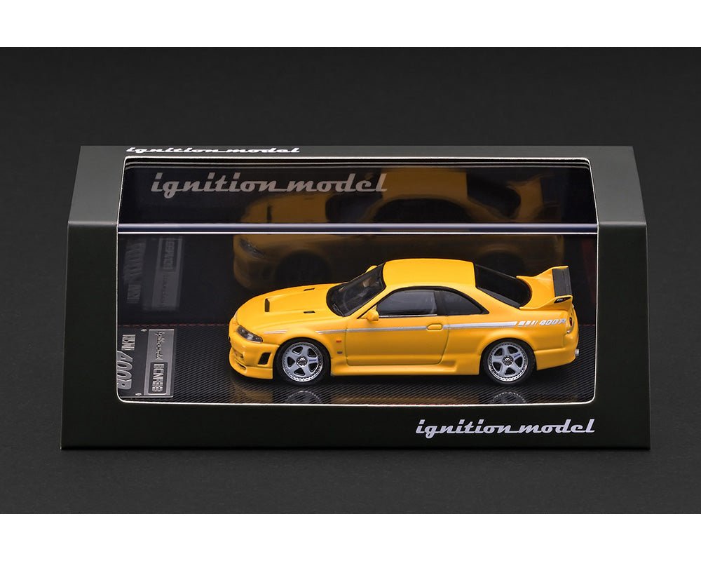 (Preorder) Ignition Model 1:64 NISMO 400R (BCNR33) – Yellow – Limited Edition - Jw Diecast