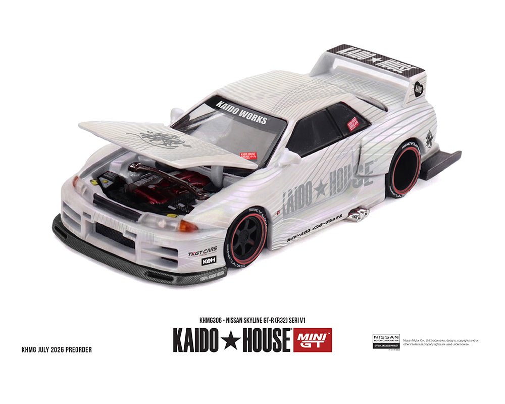 (Preorder) Kaido House x Mini GT 1:64 Nissan Skyline GT-R (R32) SERI V1 - Jw Diecast