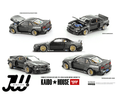 (Preorder) Kaido House x Mini GT 1:64 Nissan Skyline GT - R (R34) Kaido Works GReddy V2 – Black w/ Carbon - Jw Diecast