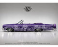 (Preorder) M2 Machines 1:64 1964 Chevrolet Impala SS 409 Convertible “Dia De Los Muertos” – Purple – Hobby Exclusive - Jw Diecast