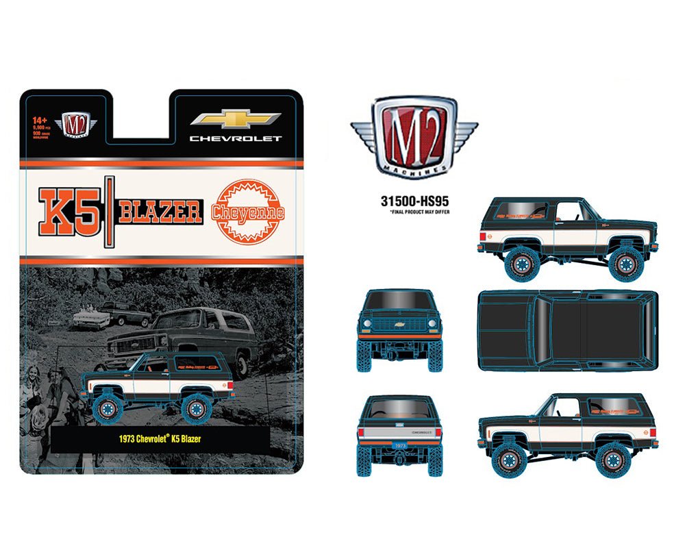 (Preorder) M2 Machines 1:64 1973 Chevrolet K5 Blazer Special Edition – Hobby Exclusive - Jw Diecast
