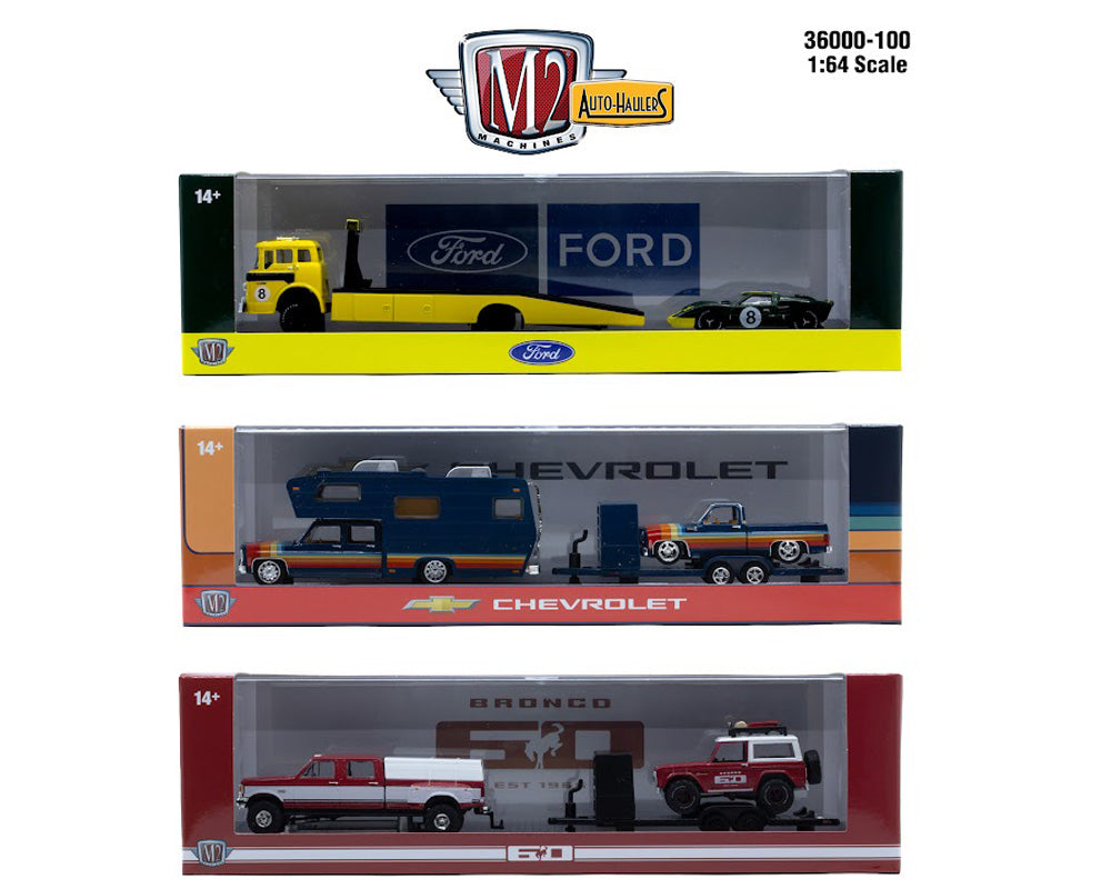(Preorder) M2 Machines 1:64 Auto-Haulers Release 100 Assortment - Jw Diecast