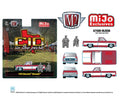 (Preorder) M2 Machines 1:64 Diorama Series 2026 “C10s In The Park” 1978 Chevrolet Silverado w 2 Figures – Two - Tone Red White – Mijo Exclusives - Jw Diecast