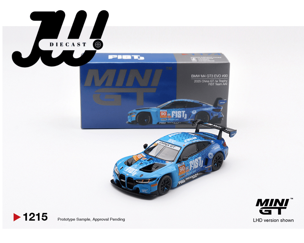 (Preorder) Mini GT 1:64 BMW M4 GT3 EVO 90 FIST Team AAI 2025 China GT LHD/ China Exclusives - Jw Diecast
