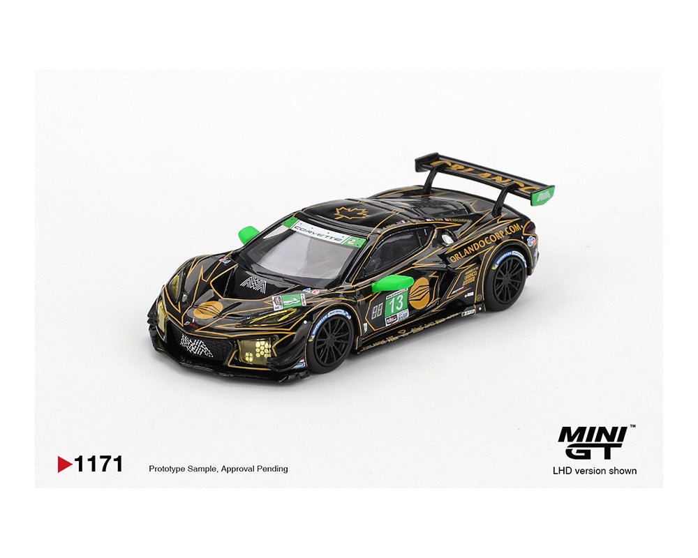 (Preorder) Mini GT 1:64 Chevrolet Corvette Z06 GT3.R 13 AWA 2025 IMSA Daytona 24 Hrs - Jw Diecast