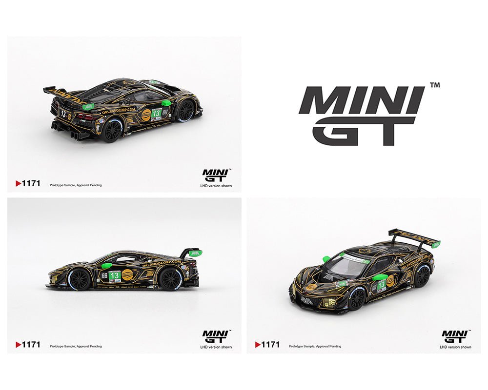 (Preorder) Mini GT 1:64 Chevrolet Corvette Z06 GT3.R 13 AWA 2025 IMSA Daytona 24 Hrs - Jw Diecast