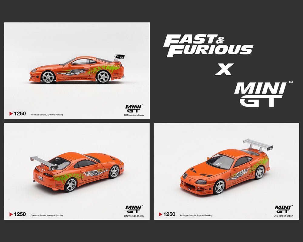 (Preorder) Mini GT 1:64 Fast & Furious Toyota Supra BOMEX ” The Fast and the Furious” Brian O’Conner – Limited Edition - Jw Diecast