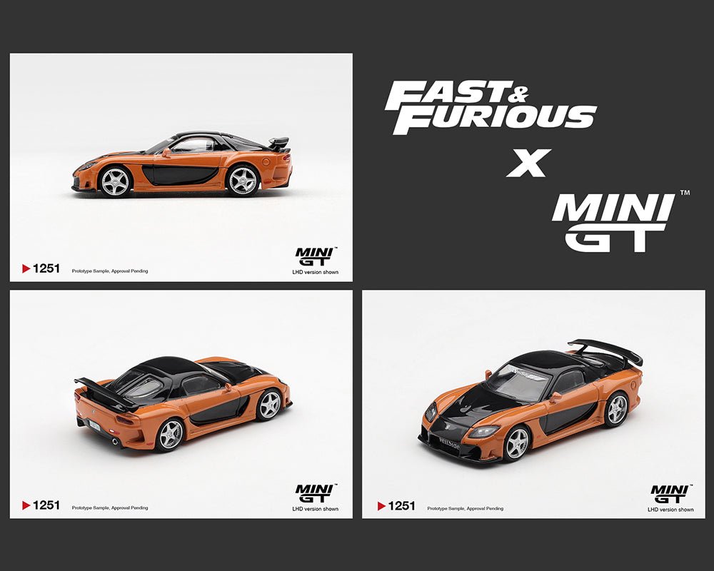 (Preorder) Mini GT 1:64 Mazda RX - 7 VeilSide Fortune “The Fast and the Furious Tokyo Drift” Han Seoul - Oh - Limited Edition - Jw Diecast