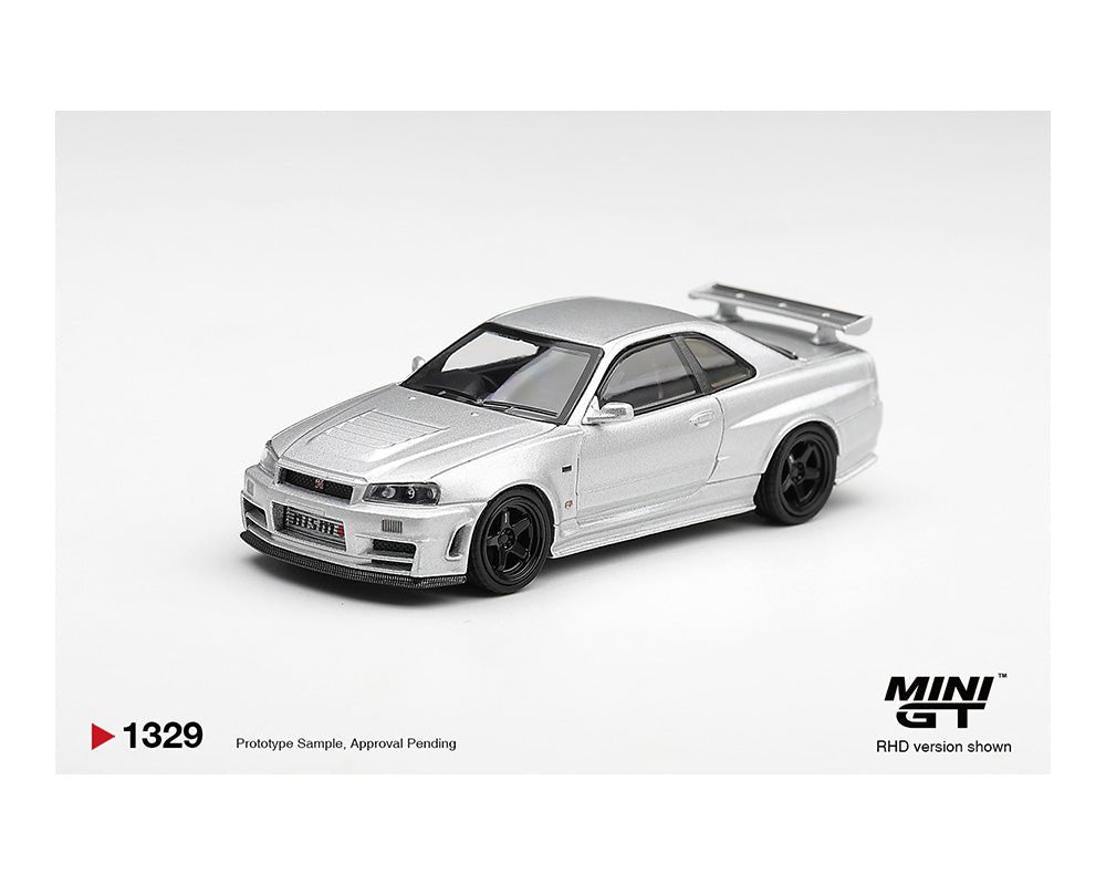 (Preorder) Mini GT 1:64 Nissan NISMO R34GT-R Z-tune Z-Tune Silver – Limited Edition - Jw Diecast