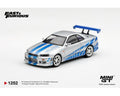 (Preorder) Mini GT 1:64 Nissan Skyline GT-R C-West “2 Fast 2 Furious” Brian O’Conner – Limited Edition - Jw Diecast