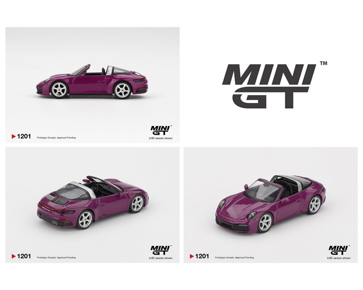 (Preorder) Mini GT 1:64 Porsche 911 (992.1) Rubystone Red Set of 4 – Special Edition - Jw Diecast