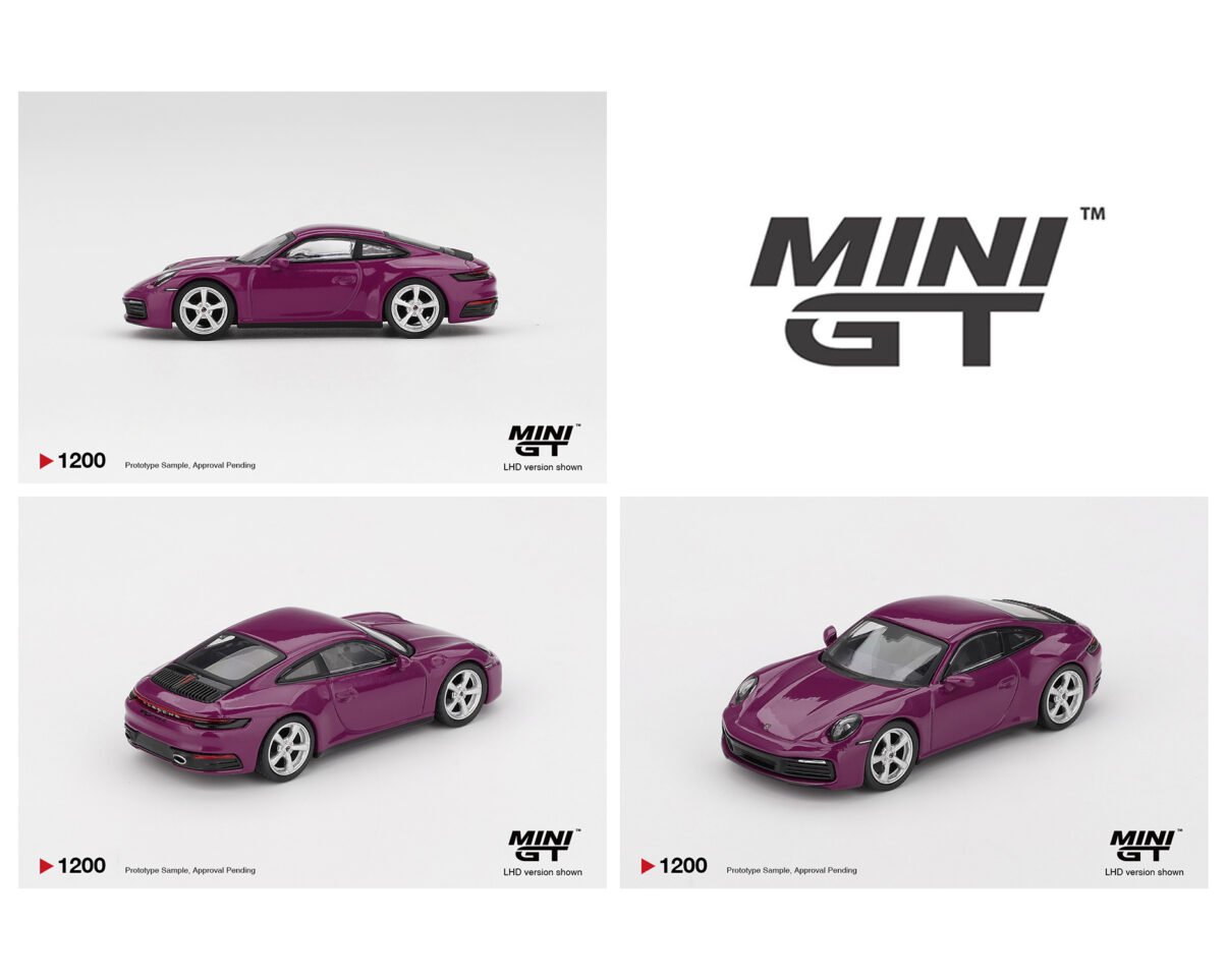 (Preorder) Mini GT 1:64 Porsche 911 (992.1) Rubystone Red Set of 4 – Special Edition - Jw Diecast