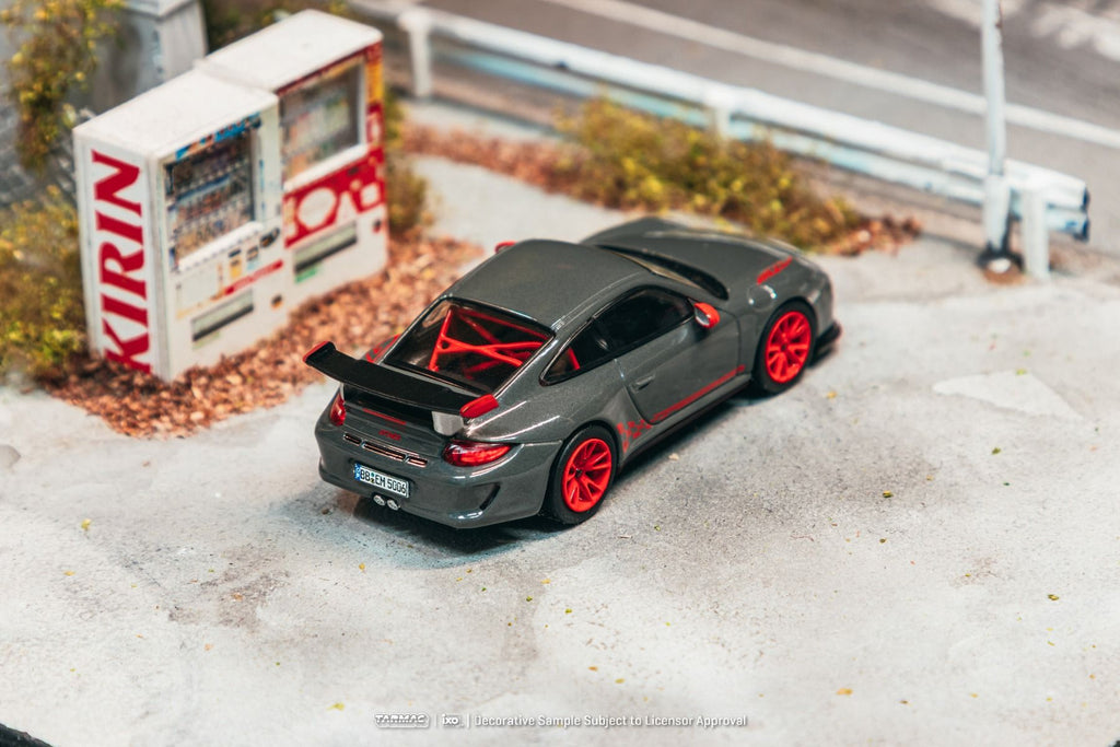 (Preorder) Tarmac Works 1:64 Porsche 911 GT3 RS (997.2) – Grey – IXO models – Global64 - Jw Diecast