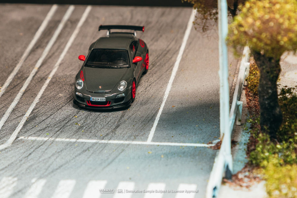 (Preorder) Tarmac Works 1:64 Porsche 911 GT3 RS (997.2) – Grey – IXO models – Global64 - Jw Diecast