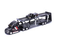 (Preorder) Maisto 1:64 Mack Transporter Open Trailer w/ 1993 Chevrolet 454 SS Pickup – Black – Design Transporters