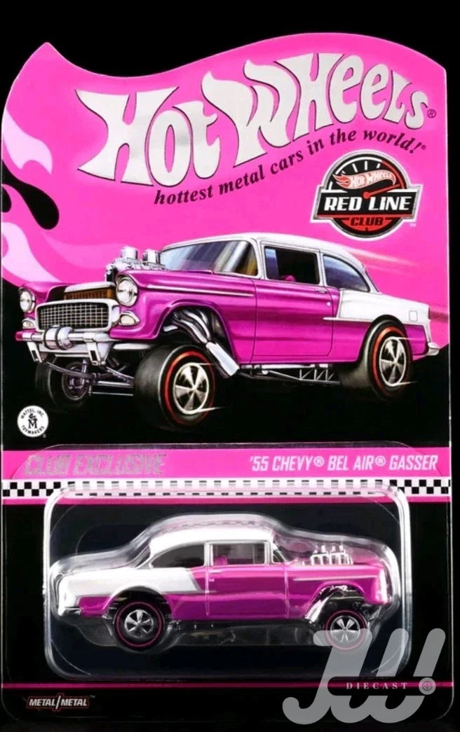 2025 HOT WHEELS RLC PINK '55 CHEVY BEL AIR GASSER 39th CONVENTION